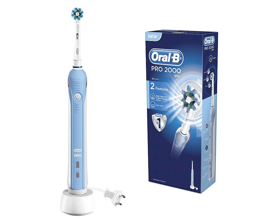 Split haag efficiëntie Oral-B Pro 2000 Review - ToothStars